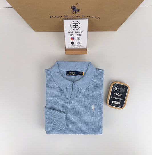 Pull Ralph Lauren à col polo - MANCHES LONGUES