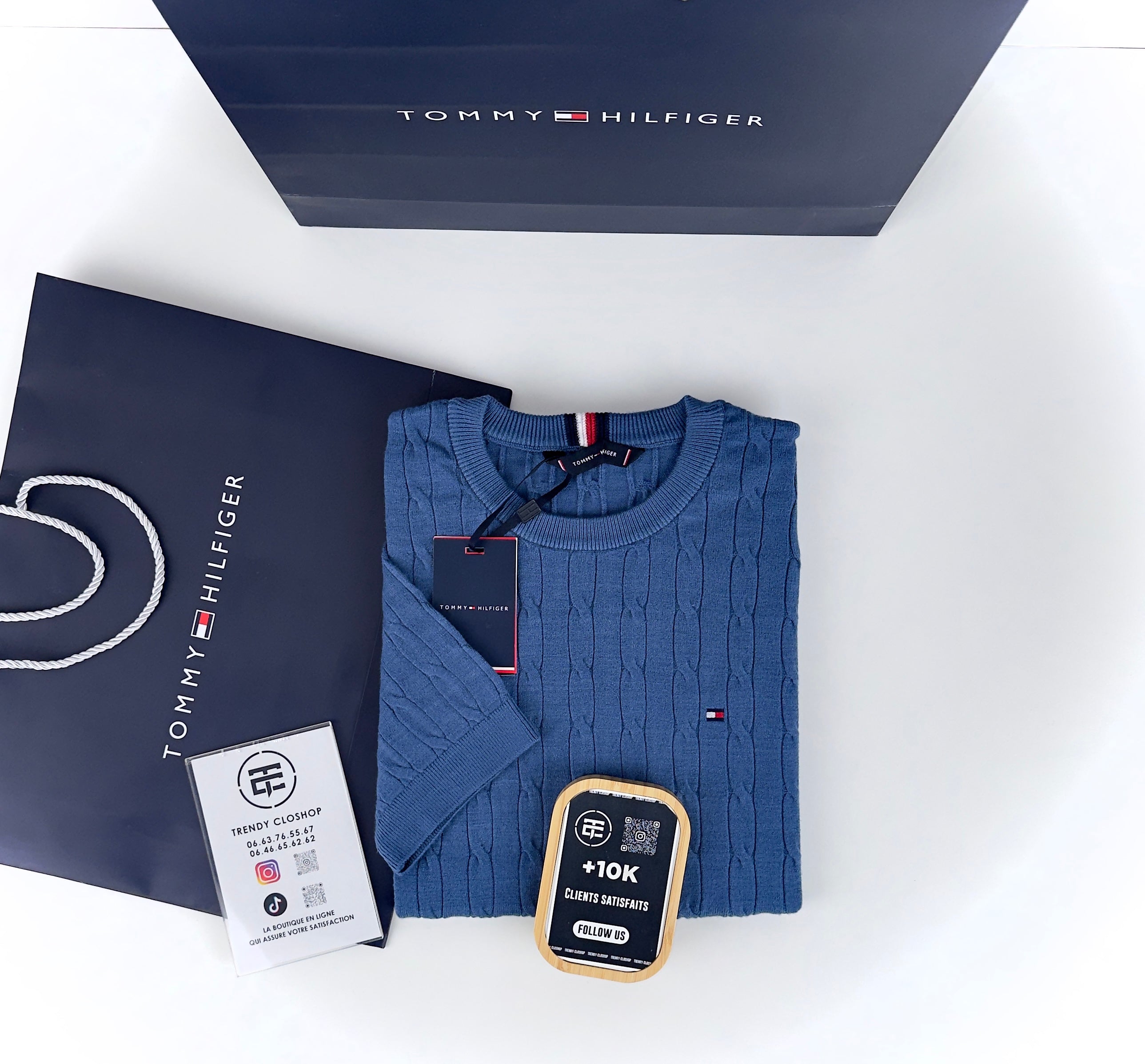 Pull Tommy Hilfiger à manches courtes