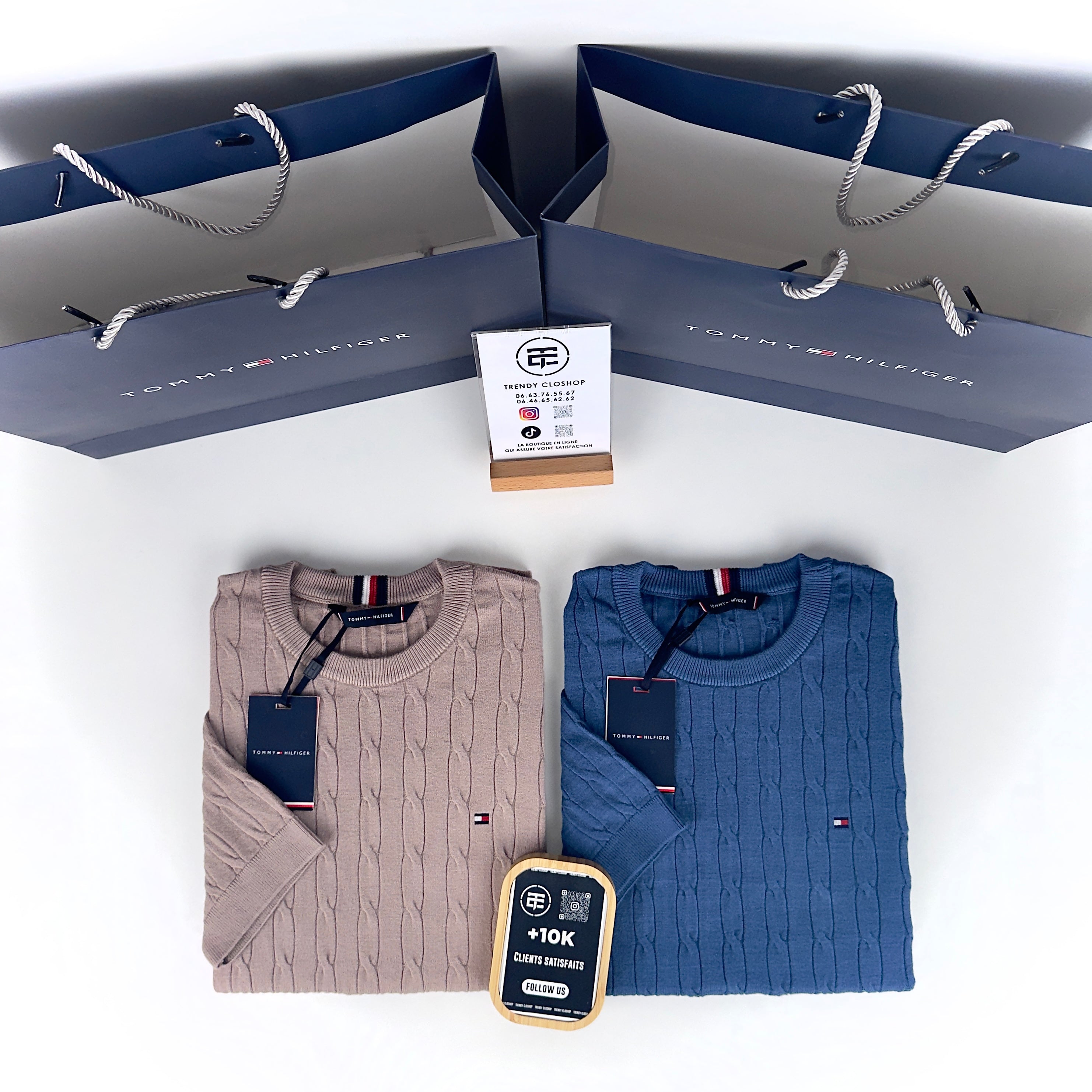 Pull Tommy Hilfiger à manches courtes