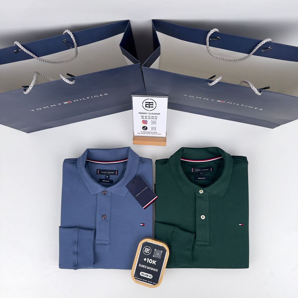 Sweat Tommy Hilfiger à col polo