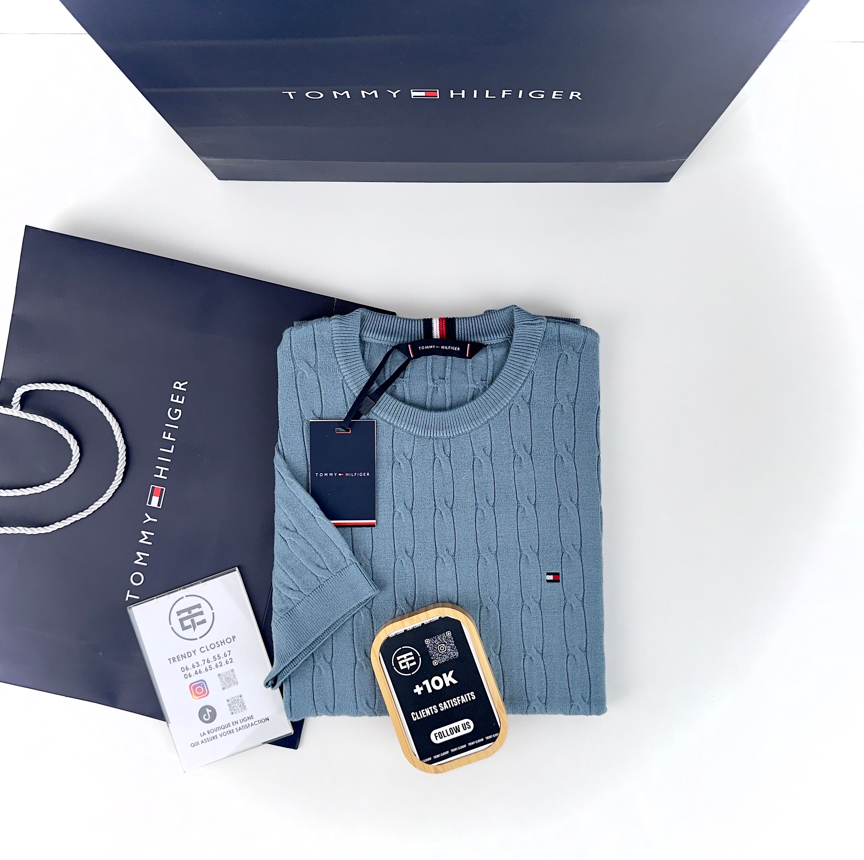 Pull Tommy Hilfiger à manches courtes