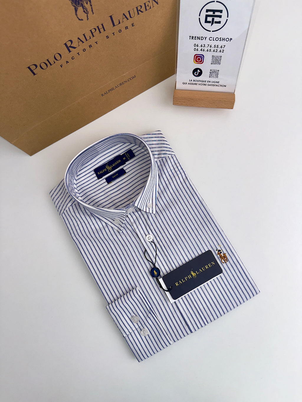 Chemise Ralph Lauren à rayures Oxford