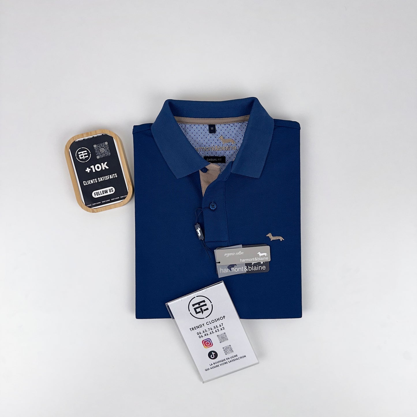 Polo Harmont & Blaine en coton piqué