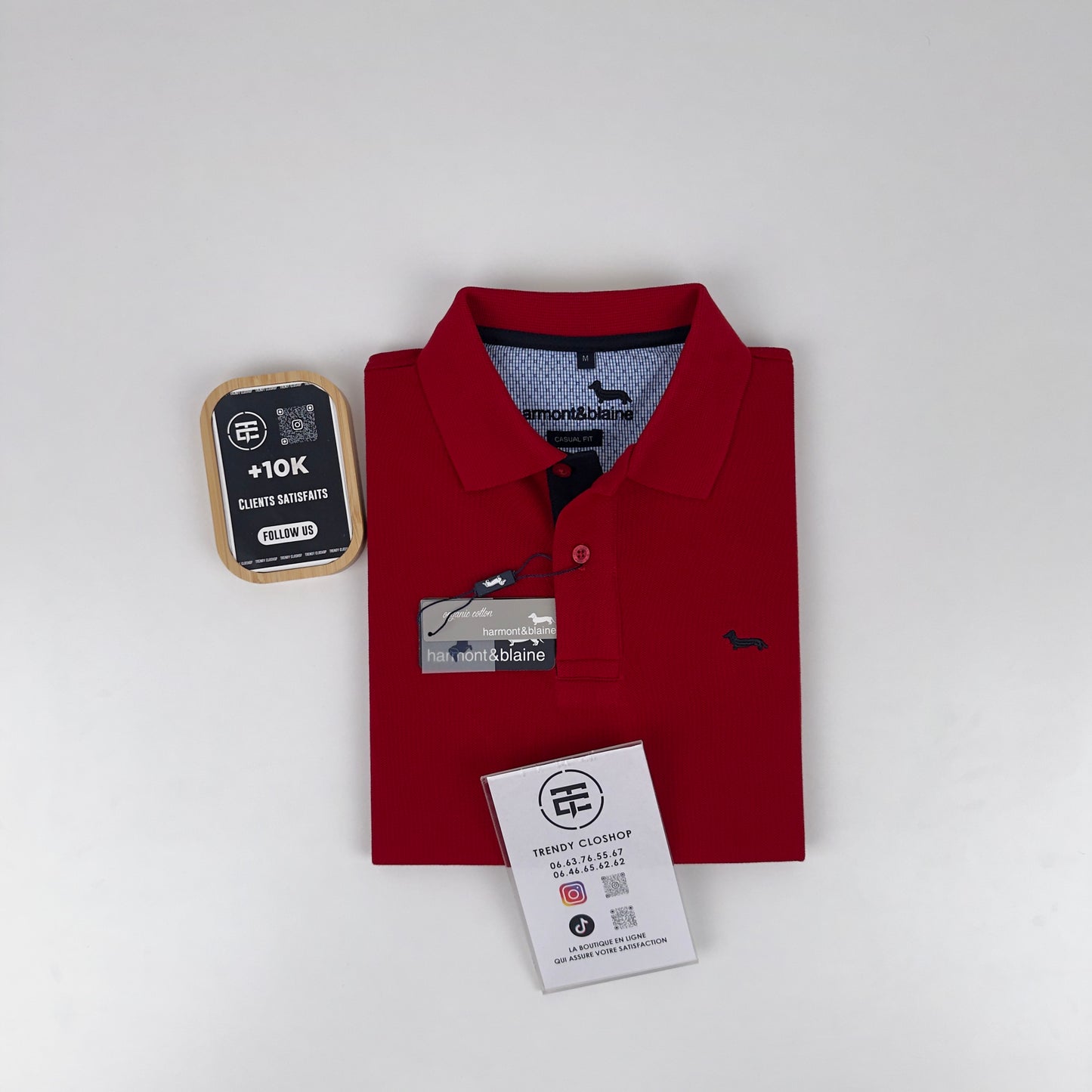 Polo Harmont & Blaine en coton piqué