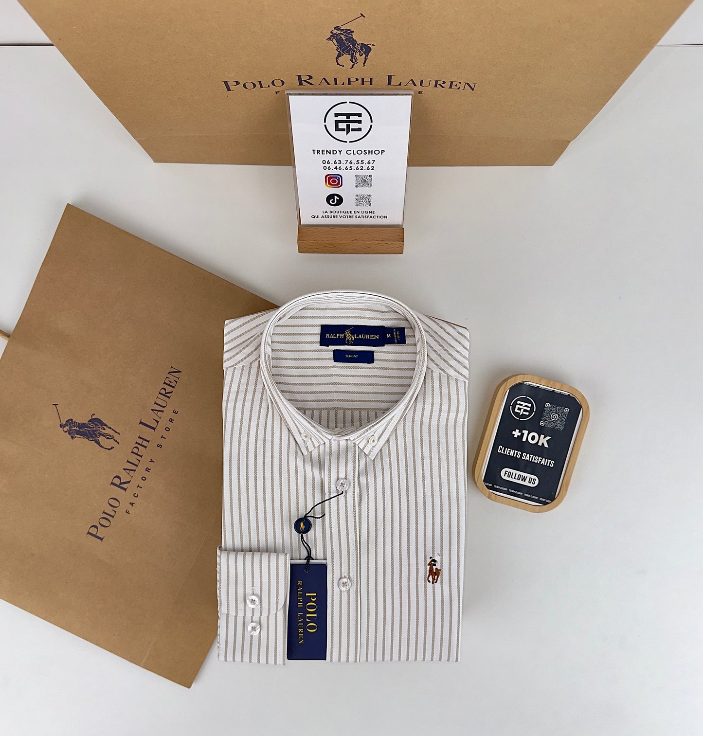 Chemise à rayures Ralph Lauren - Spring Collection