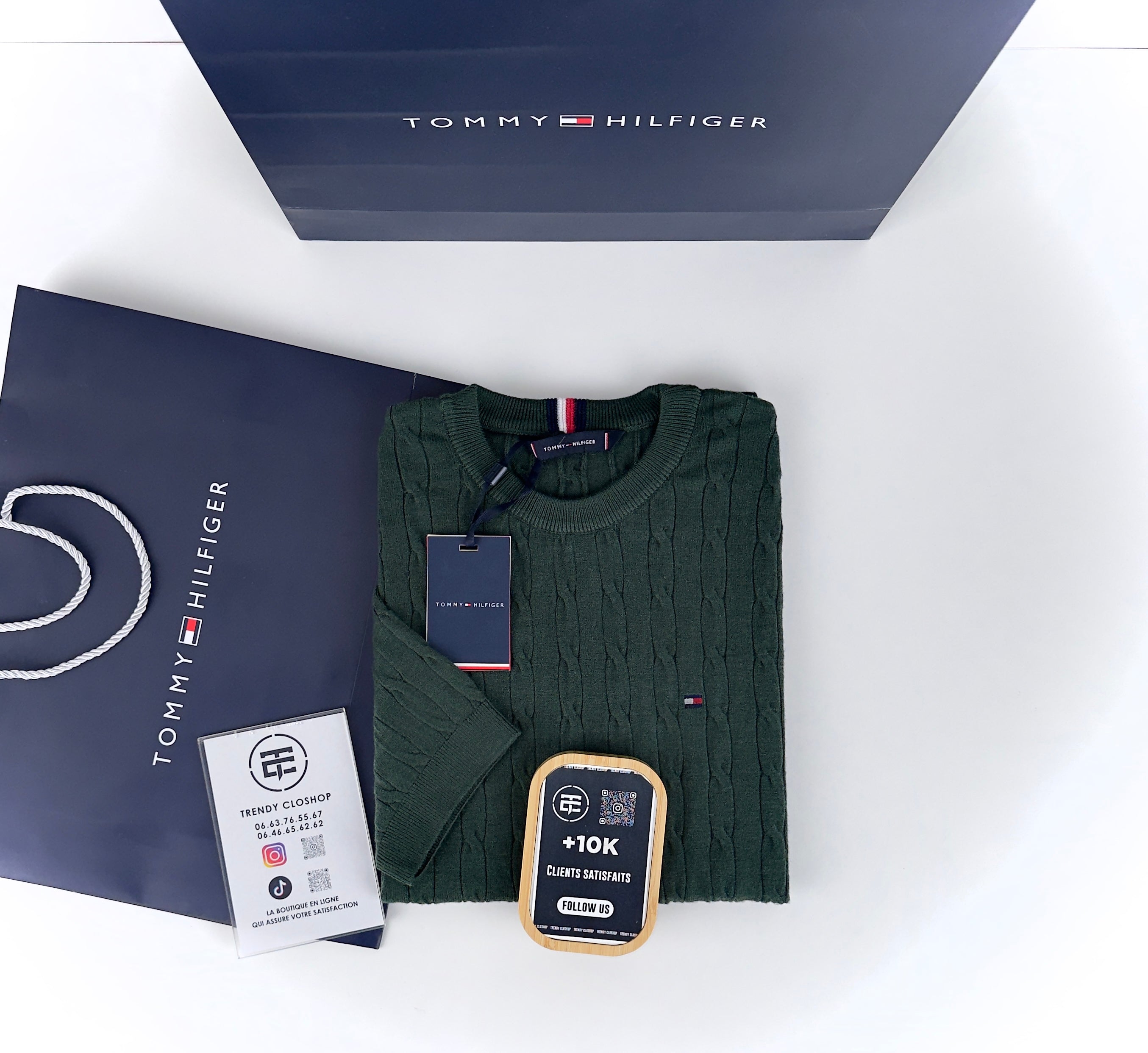 Pull Tommy Hilfiger à manches courtes