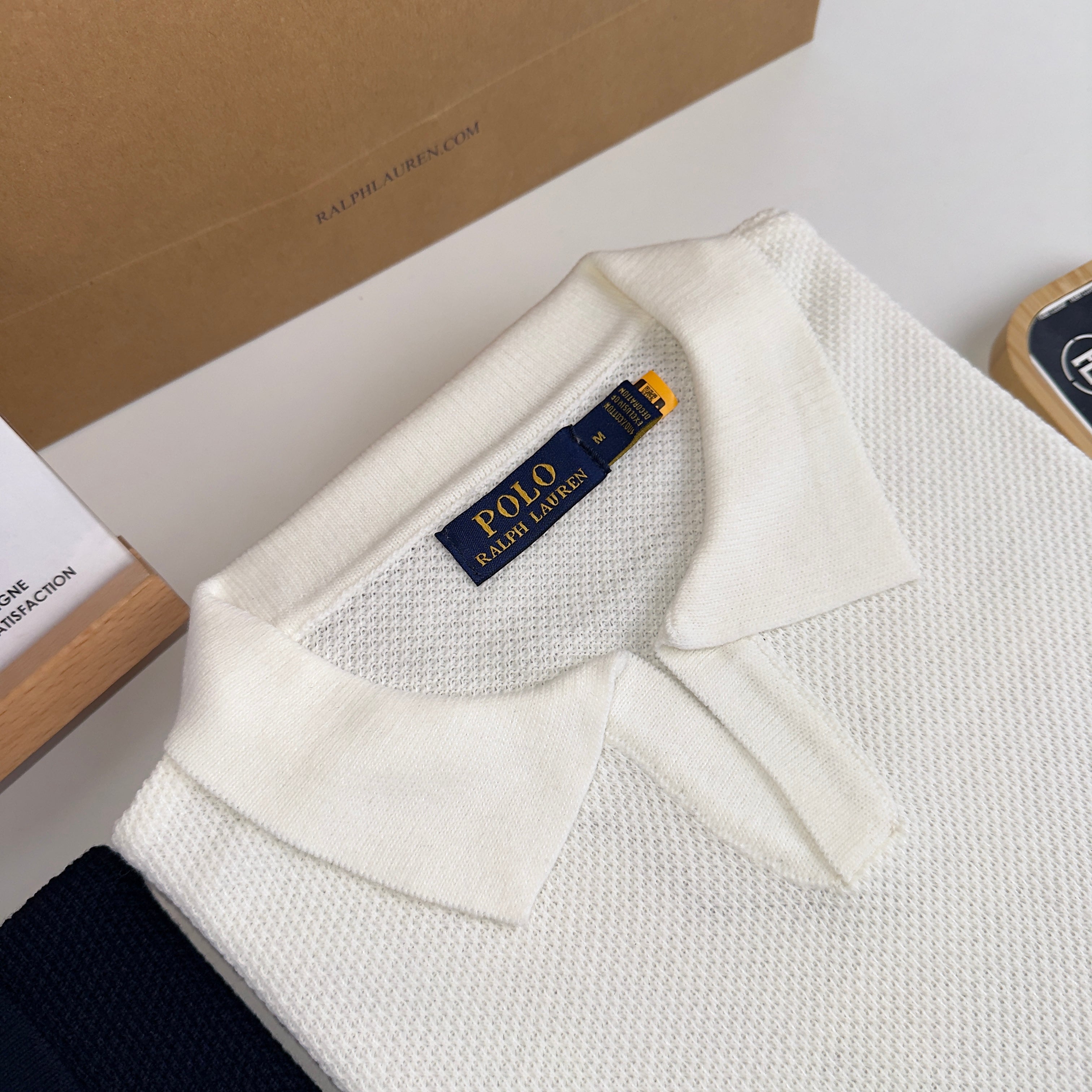 Pull Ralph Lauren à col polo - MANCHES LONGUES