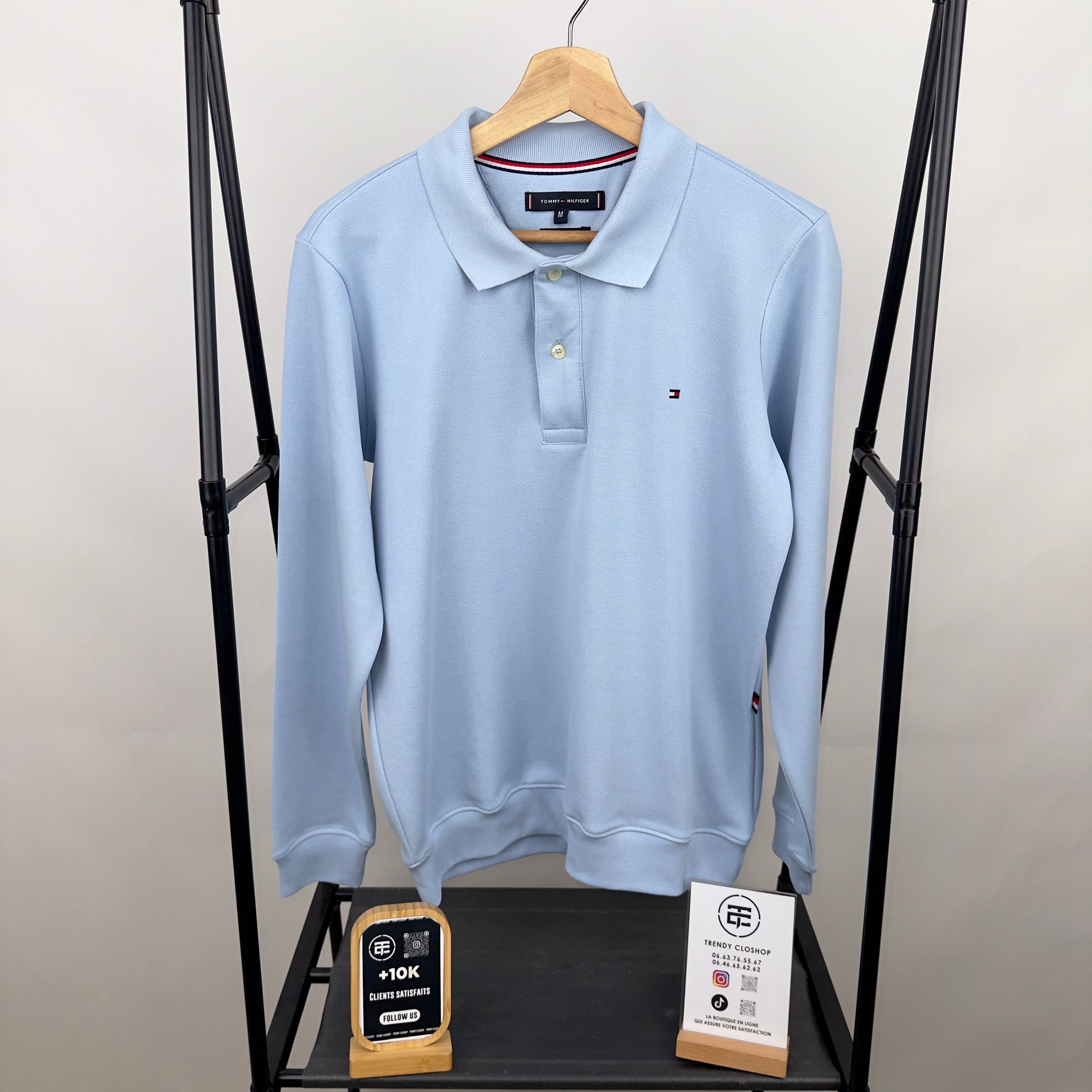 Sweat Tommy Hilfiger à col polo