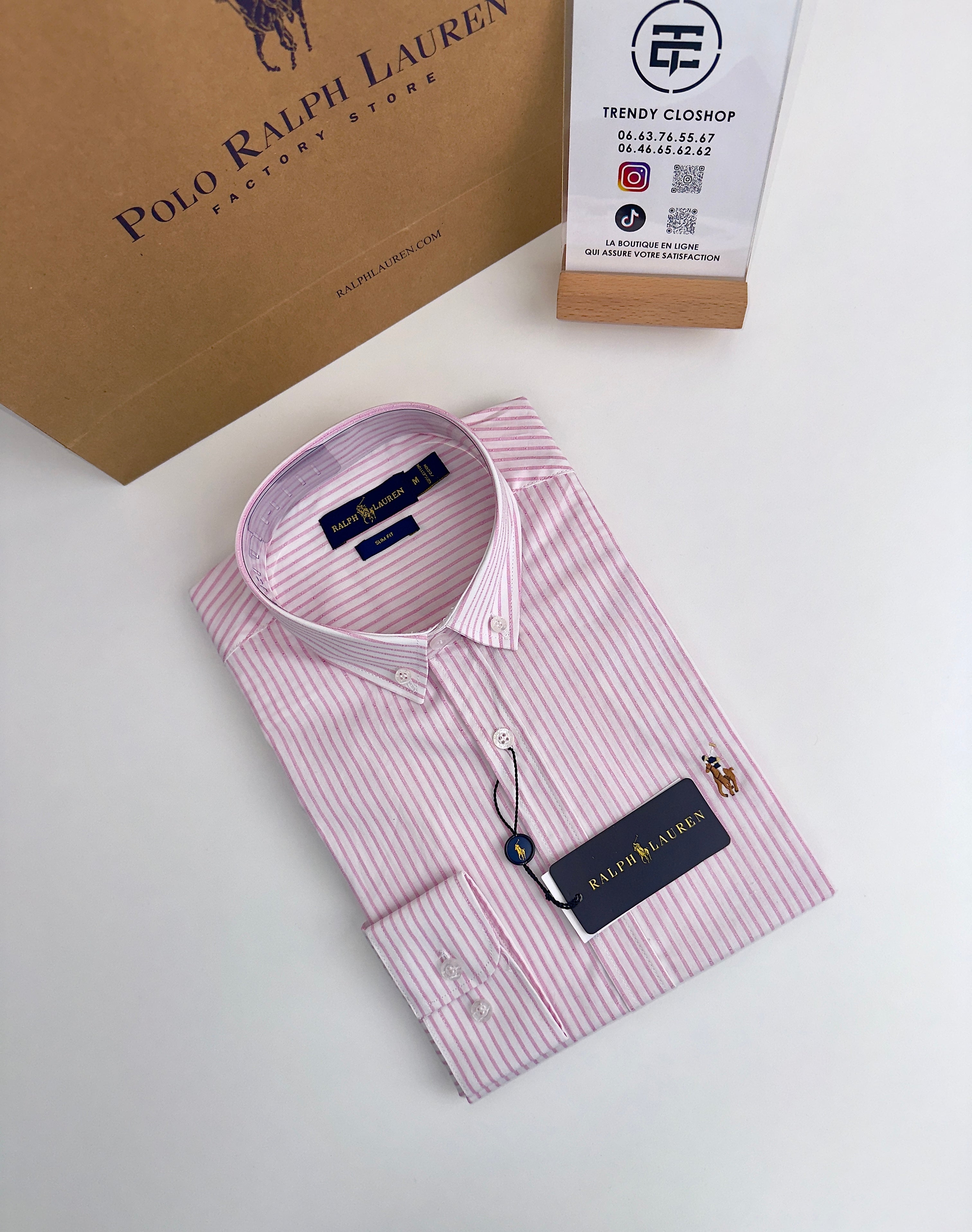 Chemise Ralph Lauren à rayures Oxford