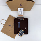 Pull Ralph Lauren col rond piqué