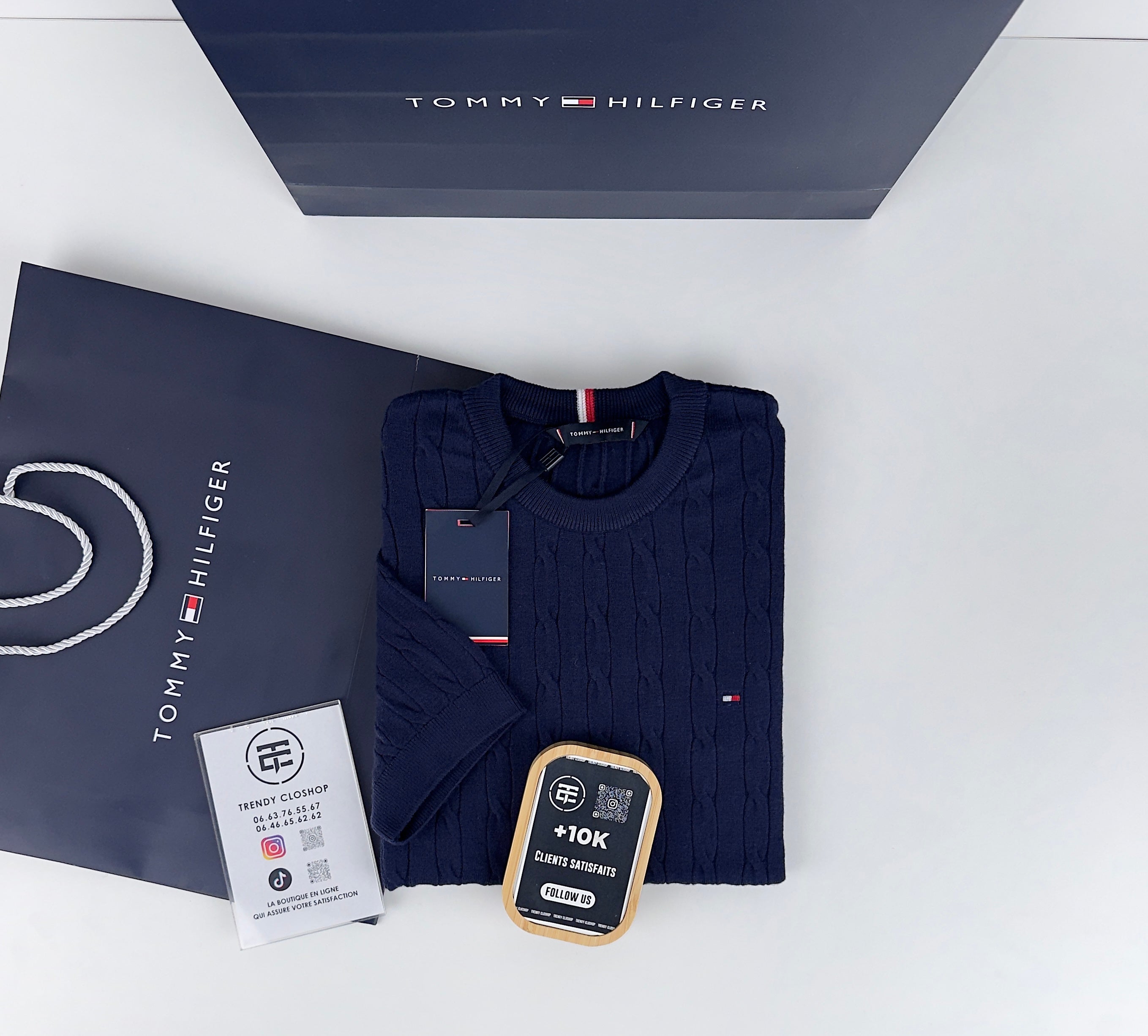 Pull Tommy Hilfiger à manches courtes