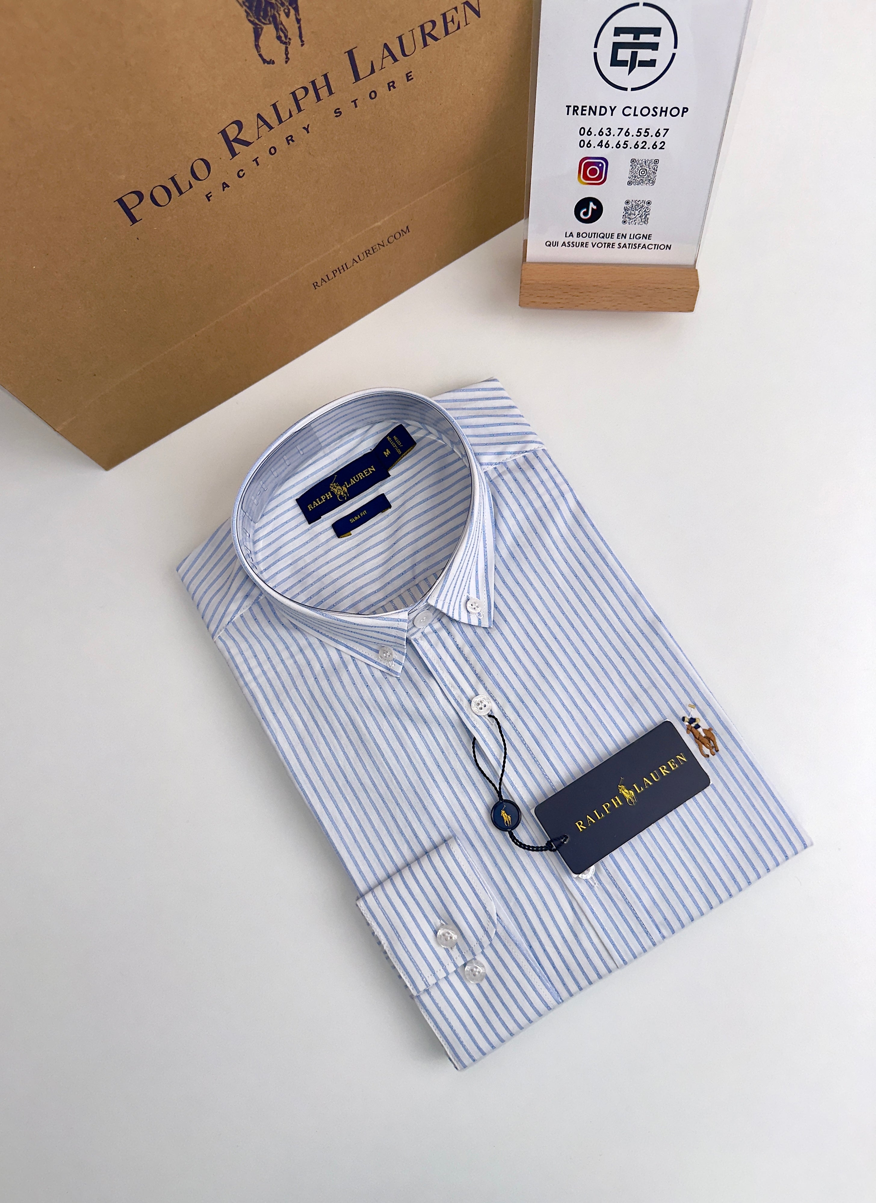 Chemise Ralph Lauren à rayures Oxford