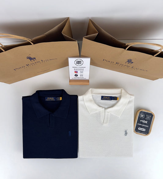 Pull Ralph Lauren à col polo - MANCHES LONGUES
