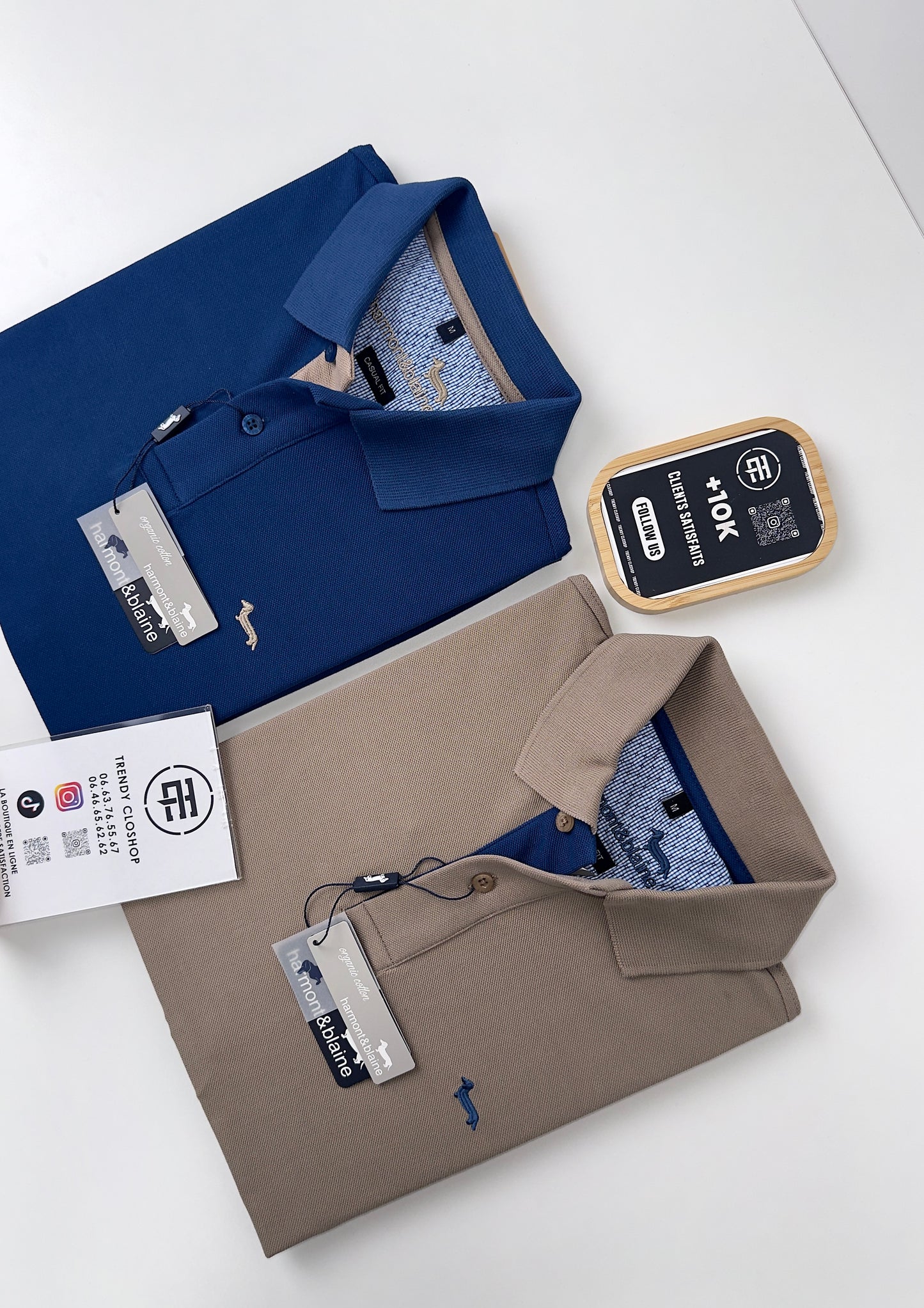 Polo Harmont & Blaine en coton piqué