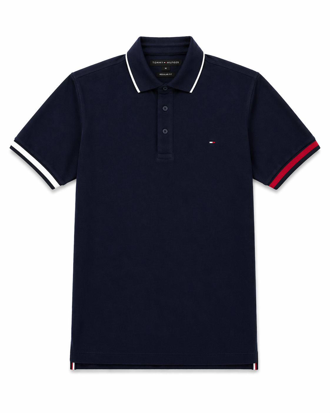 Polo TH en coton piqué