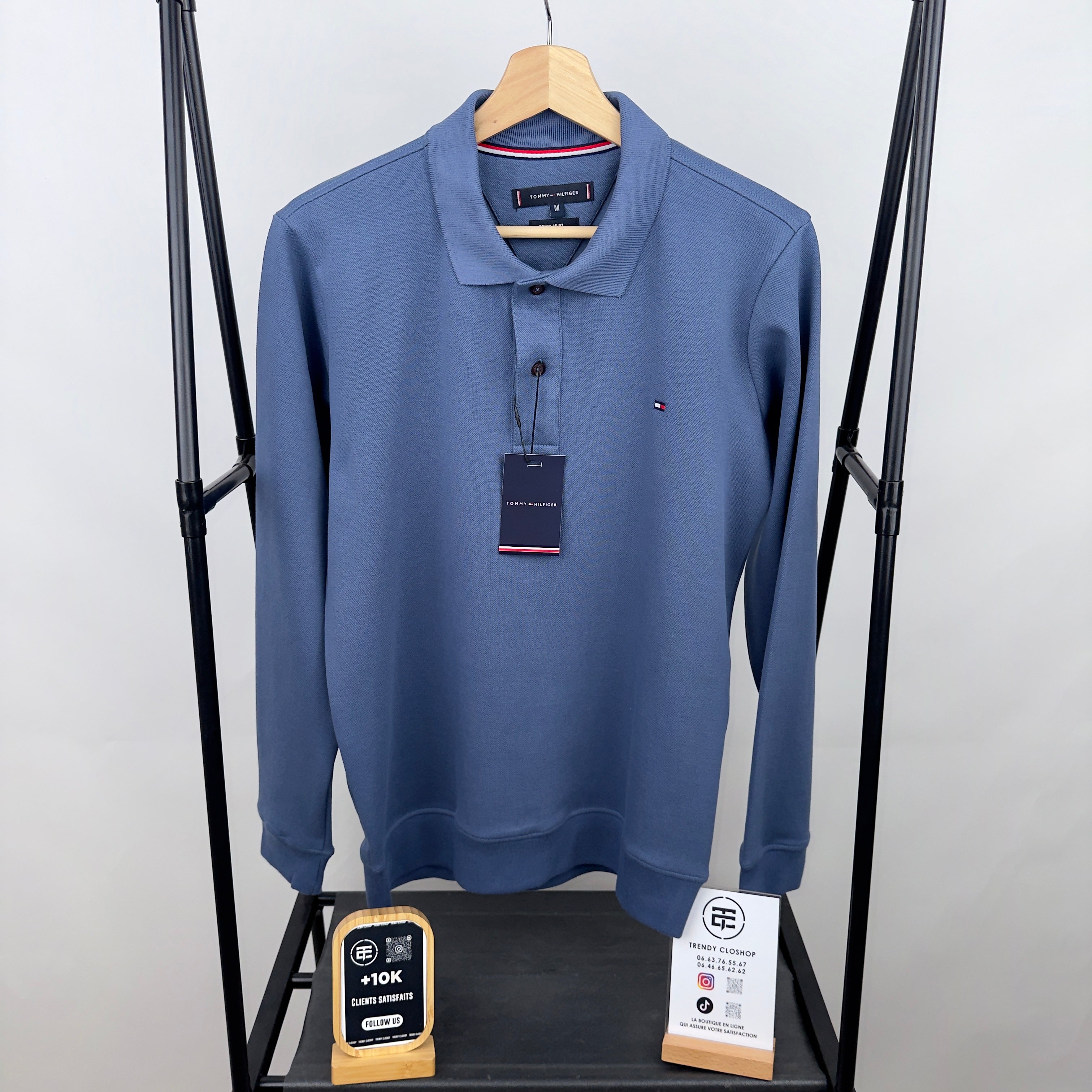 Sweat Tommy Hilfiger à col polo
