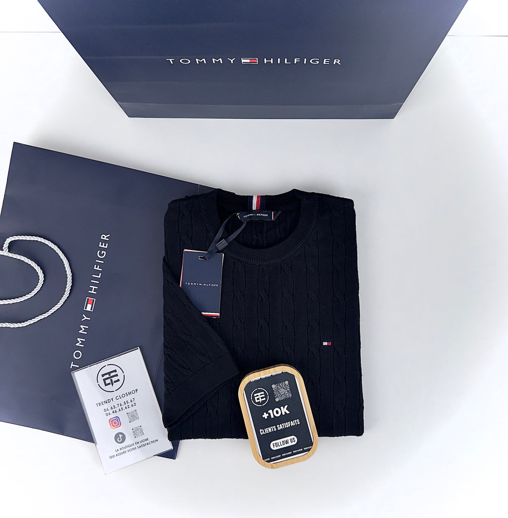 Pull Tommy Hilfiger à manches courtes