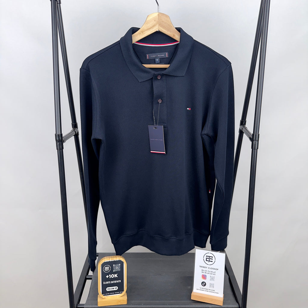 Sweat Tommy Hilfiger à col polo