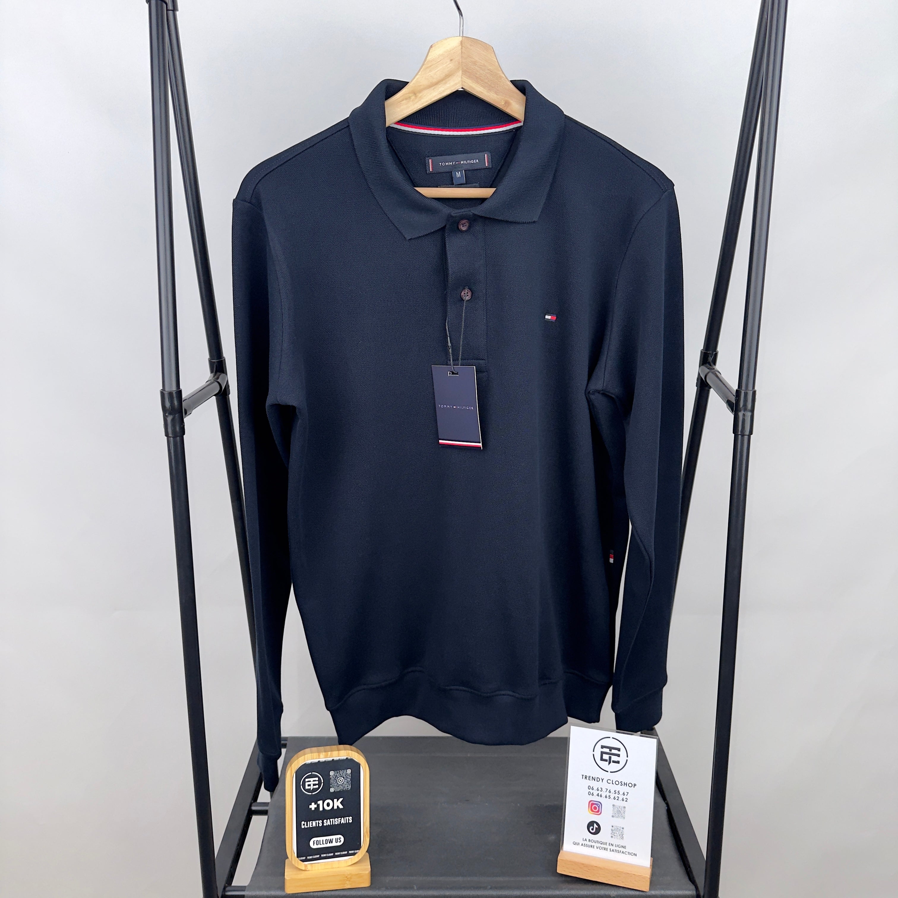 Sweat Tommy Hilfiger à col polo