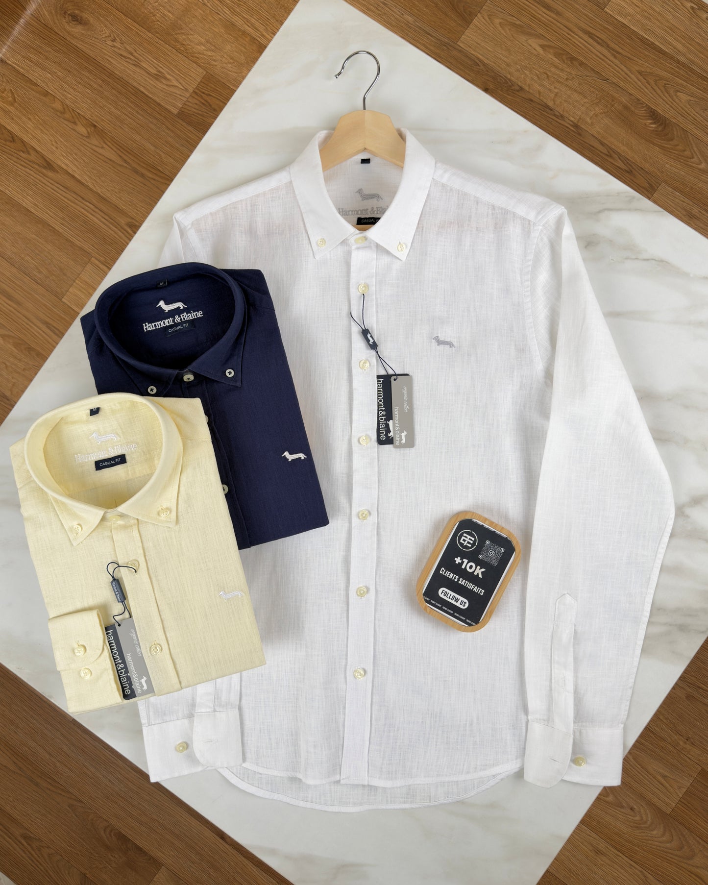 Chemise H&B en lin 100%