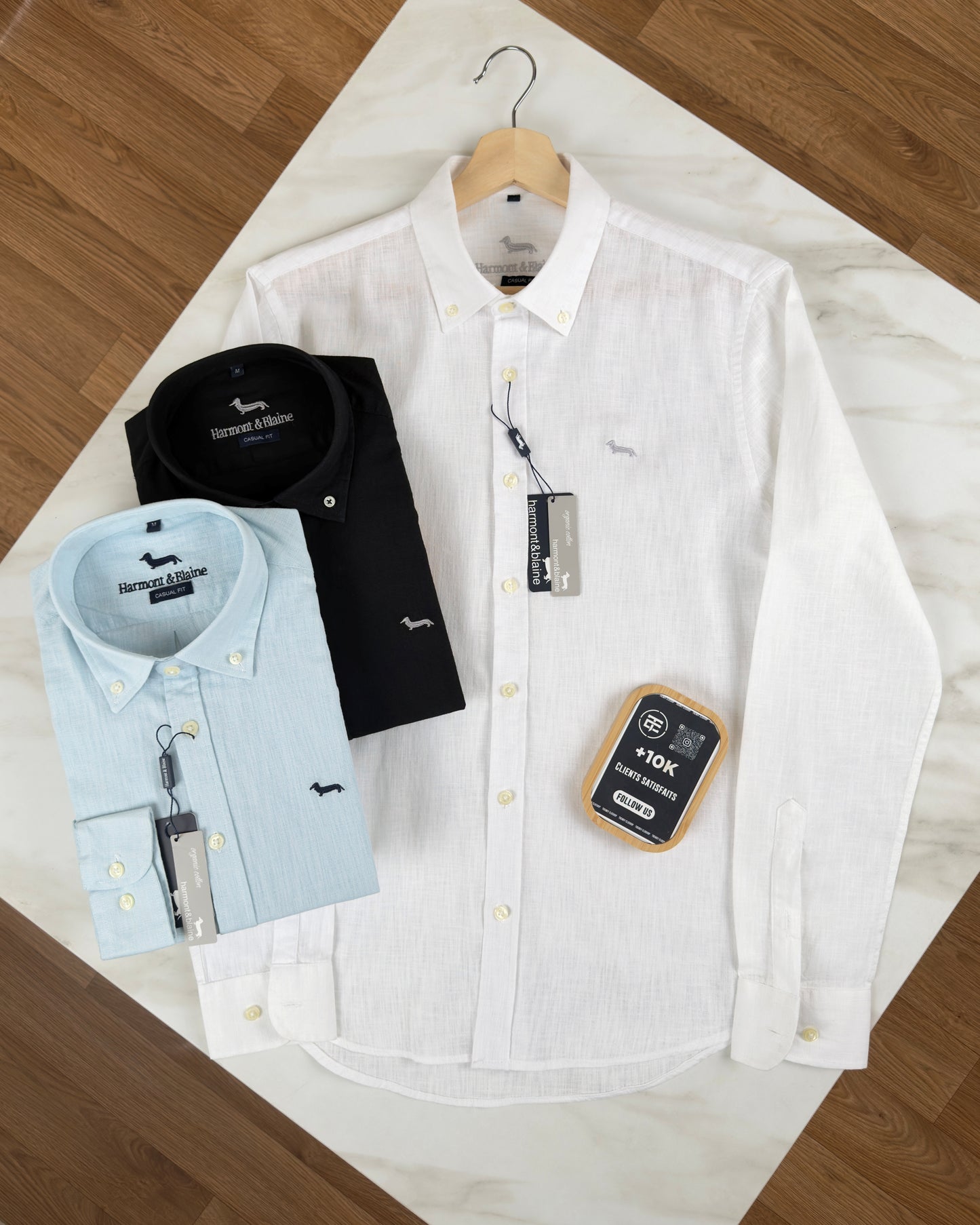 Chemise H&B en lin 100%