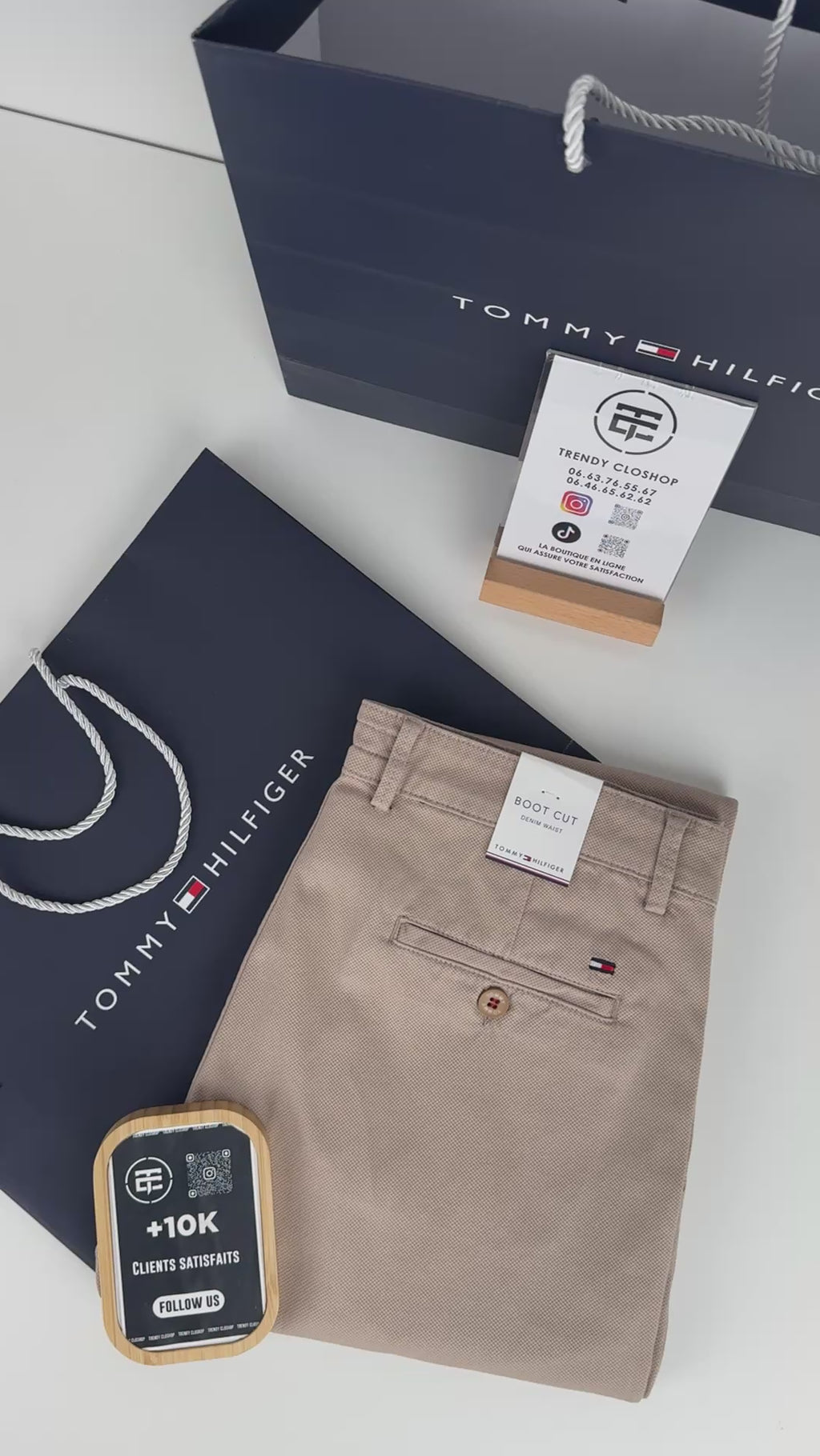 Pantalon TH en toile