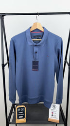 Sweat Tommy Hilfiger à col polo